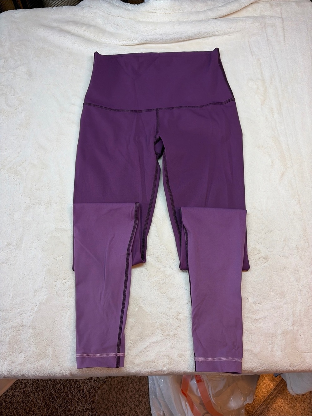 Lululemon Wunder Under Purple Tight Leggings Hi-Rise Sz 6 Waist 25” Length 30”